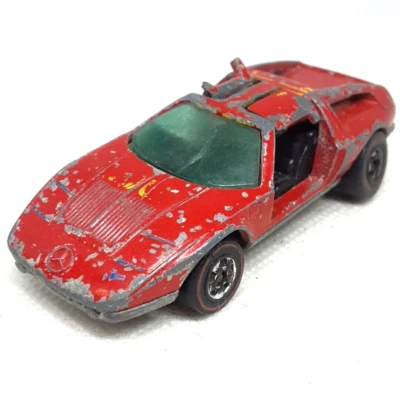 Hot Wheels Redline Mercedes Benz C-111 1970 rojo hecho en Hong Kong Foto 1 de 4