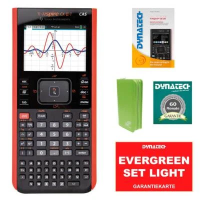 TEXAS INSTRUMENTS / DYNATECH Texas Instruments Nspire CX II T CAS - Evergreen Set Light