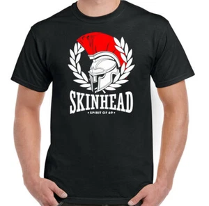 SKINHEAD T-SHIRT, MOD Skins Scooter Northern Soul Oi! Vespa Lambretta 80s Tee - Picture 1 of 2