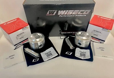 TWO WISECO 4627m08700 FORGED PISTONS DUCATI 900SS Darhmah 4627P4 87mm BIG BORE - Imagen 1 de 2