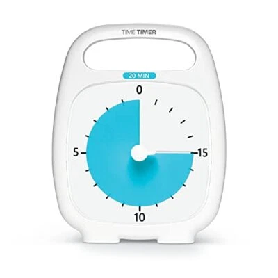 PLUS 20 Minute Desk Visual Timer — Countdown Timer with Portable Handle for C... - Image 1 of 4
