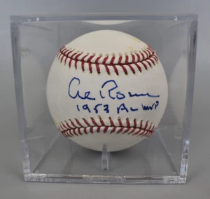 Al Rosen Signed Inscribed 1953 AL MVP Autographed Major League Baseball - Picture 1 of 4