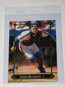 1992 LEAF GOLD ROOKIE TODD HUNDLEY ROOKIE CARD #BC-7