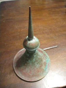 copper antique weathervane final or barn lightning bolt topper final - Picture 1 of 12