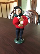 New ListingByers' Choice The Carolers 1996 Boy with Gingerbread Christmas Retired Signed