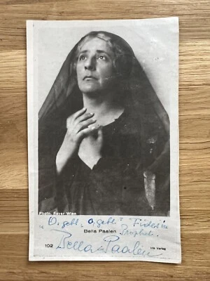 BELLA PAALEN Autogramm „O, gebt, o gebt” Fides in “Le Prophet” - Bild 1 von 2