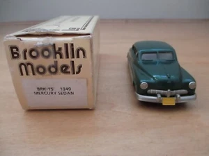 Brooklin Models #15; 1949 Mercury Coupe; metallic green; 1:43, MB - Picture 1 of 9