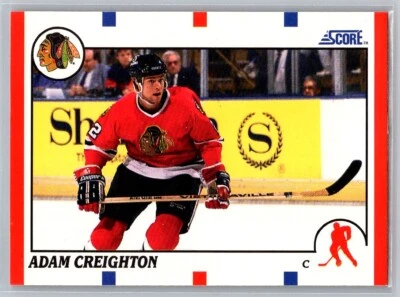 # 82 Adam Creighton Chicago Blackhawks 1990-91 Score - Image 1 of 2