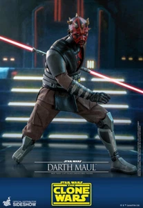 Figura de acción Hot Toys TMS024 Star Wars The Clone Wars Darth Maul 1/6 NUEVO - Imagen 1 de 4