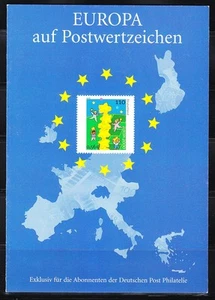 Germany 2000 FDC Folded card Mi 2114 Sc 2086 Europa issue.Coins. Money - Picture 1 of 3
