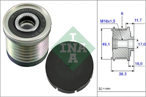 Polea Embrague Alternador Renault Laguna II BG0/1 1.9DCI 107Cv 535003010 - Imagen 1 de 1