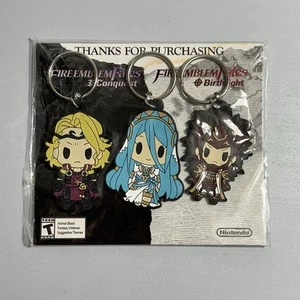 Confezione Portachiavi Fire Emblem Fates Non Aperto | Set di 3 | Bonus Preordine - Foto 1 di 4