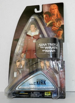 FIGURA STAR TREK LA IRA DE KAHN REGULA 1 KIRK NUEVA SELLADA ARTE EQUIPO DE ASILO Foto 1 de 3
