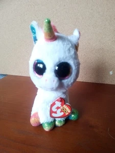 Ty Mini Beanie Boos Pixy the Unicorn Plush - Picture 1 of 1