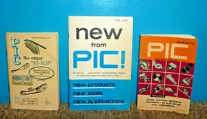 PIC Design Catalogs Gears Shafts Couplings 3pcs. 1960's - Picture 1 of 2