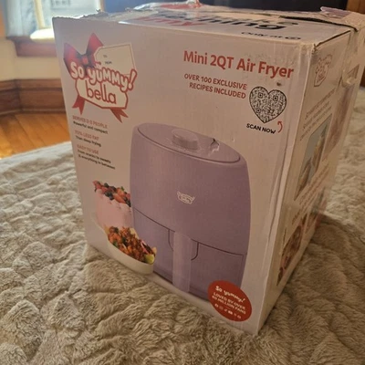 Nuevo ¡TAN DELICIOSO! Freidora de aire antiadherente Bella 2 Qt 400 °F apagado automático temporizador de 60 minutos Foto 1 de 4