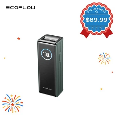 EcoFlow 170W Rapid Power Bank 25000mAh with Dual 140W USB-C Ports Compatible - Image 1 of 4