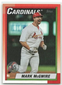 Serie Actualización Topps 2025 1990 Inserto Mark McGwire #U90-19 Cardenales de San Luis - Imagen 1 de 2