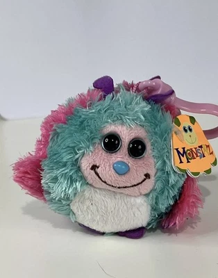 TY Monstaz Collection "Jazzy" Fluffy Key Ring New With Tag - Image 1 of 4