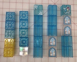 Lego Duplo Lote de 25 Claros Translúcidos Azul Hielo Brillo Raro y Bloque Iluminado - Imagen 1 de 4