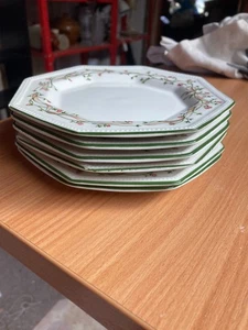 Platos laterales de pan de té octogonales vintage Johnston Brothers Eternal Beau de 15 cm x 6 - Imagen 1 de 5