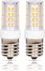 [2 Pack] LED T6 Microwave 4W 120V 40W Equivalent Bulbs E17 3000K Soft White - Picture 1 of 10