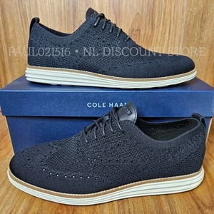 Cole Haan Herren Original Grand Stitchlite Budapester Oxford-Schuhe C27960 ~ marineblau ~ US 10 - Bild 1 von 5