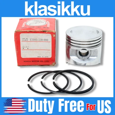 Se adapta a pistón y anillos de gran tamaño para Honda CD125S CL125S CB125S SL125S Foto 1 de 4
