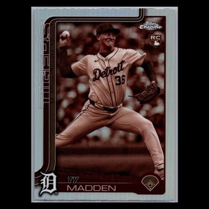2025 Topps Chrome - #285 Ty Madden RC Rookie Sepia Refractor - Detroit Tigers - Bild 1 von 2