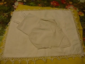 For Antique Doll 2 Parts All Handmade Hand T Good Condition Quilt + - Picture 1 of 3