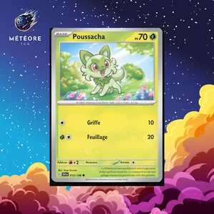 Carte Pokemon Poussacha 013/198 Écarlate & Violet Français - Picture 1 of 2