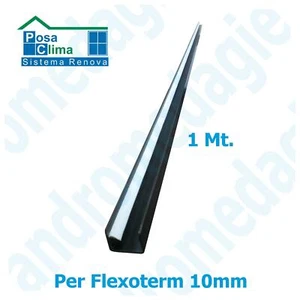 BARRA CONTENIMENTO FLEXOTERM 10MM L=1MT (99~100CM) PosaClima - Picture 1 of 3