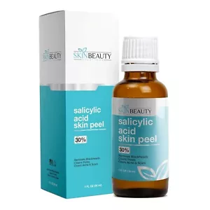 SALICYLIC ACID Skin Cosmetic Peel -Acne Wrinkles Dull Clogged Pores Wart Remover - Picture 1 of 29