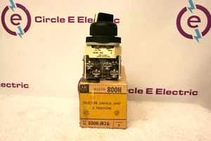 Allen Bradley 800T-JR2A Selector Switch 3 Position Black *Old Stock* - Picture 1 of 1