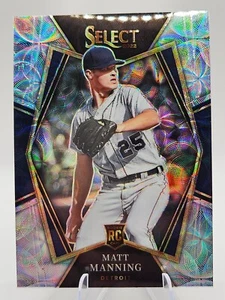 2022 Panini Select - Premier Level Scope Prizm #114 Matt Manning (RC) Detroit - Picture 1 of 2