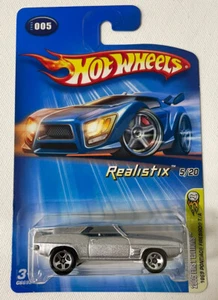 2005 Hot Wheels First Editions Realistix 1969 Pontiac Firebird T/A Silver - Bild 1 von 6