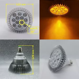 36W 585nm~590nm Yellow LED Lamp Spot Light Bulb PAR38 for Therapy Plant E26 E27 - Picture 1 of 4