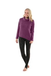 NWT Soybu Serene Sweater Color Lavish Draped Mock Neck L - Picture 1 of 3