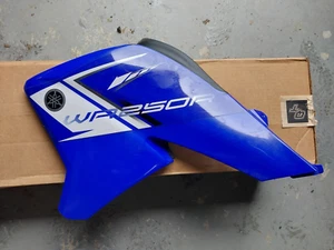 Yamaha WR250R Air scoop plastic, 3D7-2137W-00-00 OEM Used LEFT side w/ graphic - Picture 1 of 6