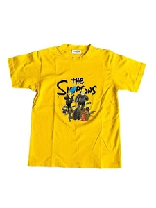 BALENCIAGA T Shirt Unisex XS Black The Simpsons Graphic Print Yellow - Picture 1 of 11