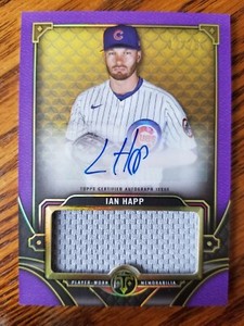2022 Topps Triple Threads /75 Single Jumbo Relics Autographs Purple #ASJR-IH 