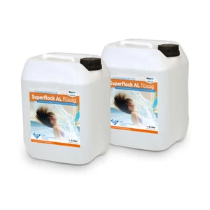 2x 5 l (10 l) IBA Superflock AL flüssig Flockmittel Flüssigflockung Flockung Poo - Bild 1 von 4