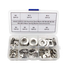 350Pcs Metric M3 M4 M5 M6 M8 M10 M12 304 Stainless Steel Wave Spring Washer Asso