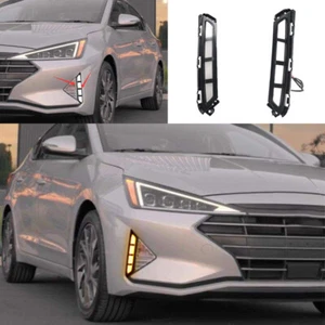 For Hyundai Elantra 19-20 Replace DRL LED Daytime Running Light Bumper Fog Lamp - Picture 1 of 12