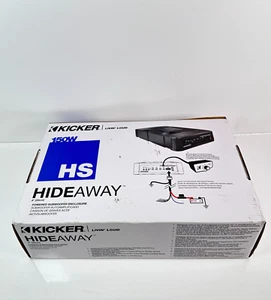 (NEW) Kicker 11HS8 8" Hideaway Under-Seat Powered Car Audio Subwoofer Compact - Bild 1 von 14