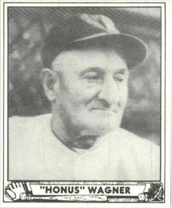 Honus Wagner 1940 Giocare Sfera Scheda #168 Ristampe Pirati - Picture 1 of 2