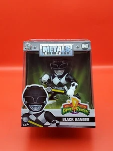 Power Rangers Figure Black Ranger 4 Inch Mighty Morphin Jada Brand New - Picture 1 of 6