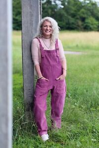 Quality Seconds Dusty Pink Ladies Dungarees L 14-16 - Matching Sets Available