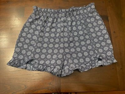 Aqua  Navy/White Shorts Size Large 2179 - Image 1 of 4