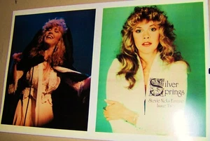 STEVIE NICKS SILVER SPRINGS Fanzine 2 Shot Full Color Poster FLEETWOOD MAC A - Picture 1 of 1